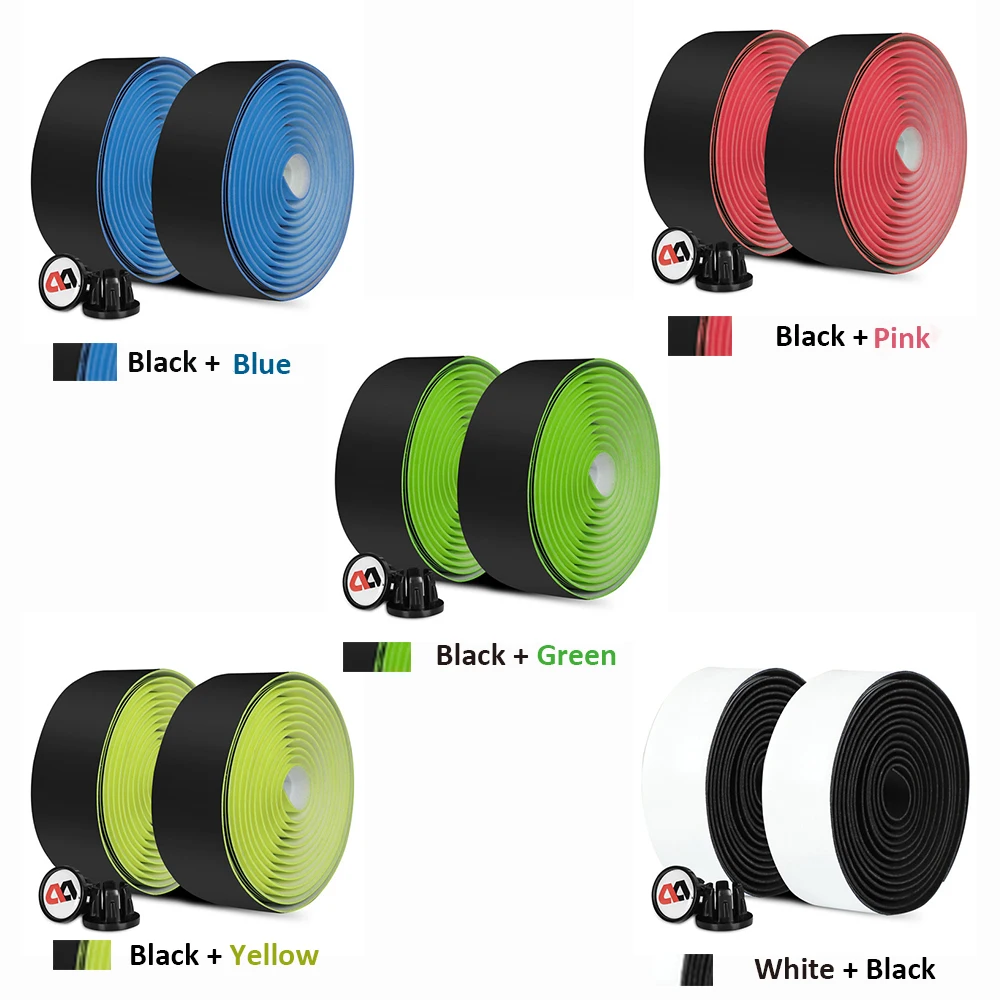 1 пара лент для руля велосипеда мягкая лента шоссейного дышащая Нескользящая