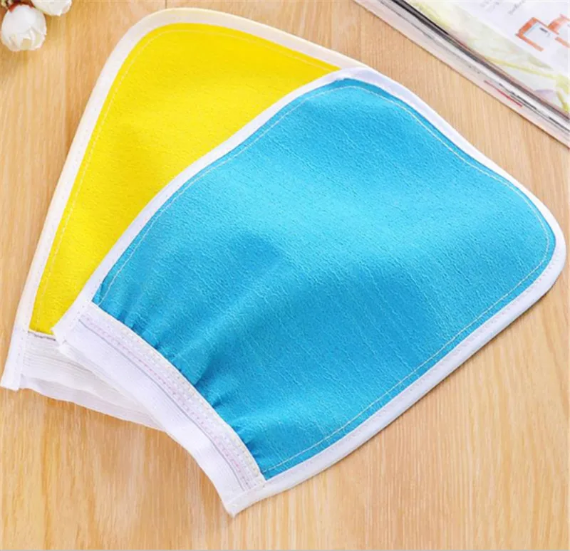 

1PC Peeling Exfoliating Gloves Shower Body Brush Fingers Bath Towel Peeling Mitt Body Scrub Gloves Cleaning Tool Bath Shower