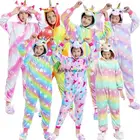 Детские пижамы-кигуруми в виде единорога, детские комбинезоны с животными, комбинезон, комбинезон для малышей, одежда для сна для девочек, Пижама для косплея, Детская Пижама