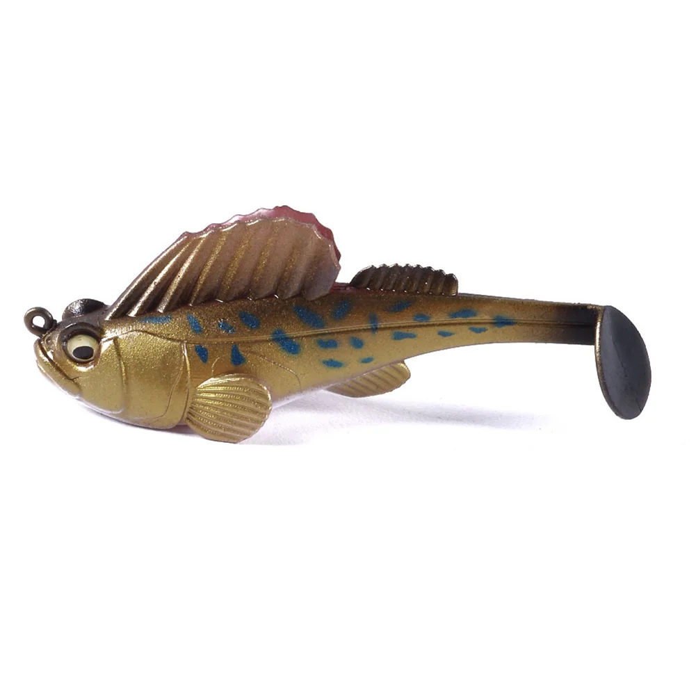 Новое поступление 7 см 14 г Megabass темное спальное место мягкое тело Swimbait глубокий бег весло хвост Swimbait Прямая поставка
