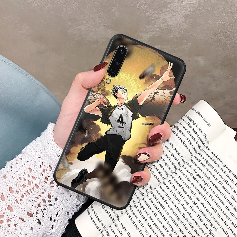 

Haikyuu Hinata Attacks Anime Phone Case For Samsung Galaxy A 5 7 8 10 20 20E 21S 30 30S 40 50 51 70 71 black Back Luxury Shell