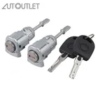 AUTOUTLET 2 шт. замок цилиндр дверной замок левый и правый для V W PASSAT B5 3B0837167 3B0837168