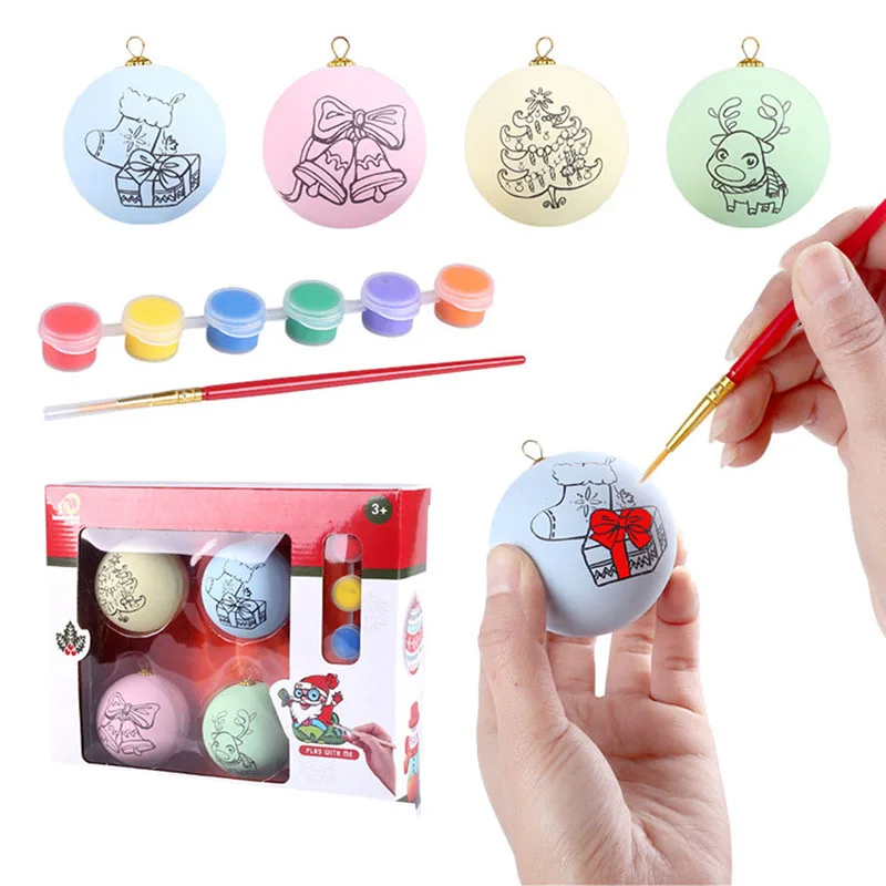 Мультфильм DIY Ручная роспись красочные яйца милый Рождество тема картина Пазлы