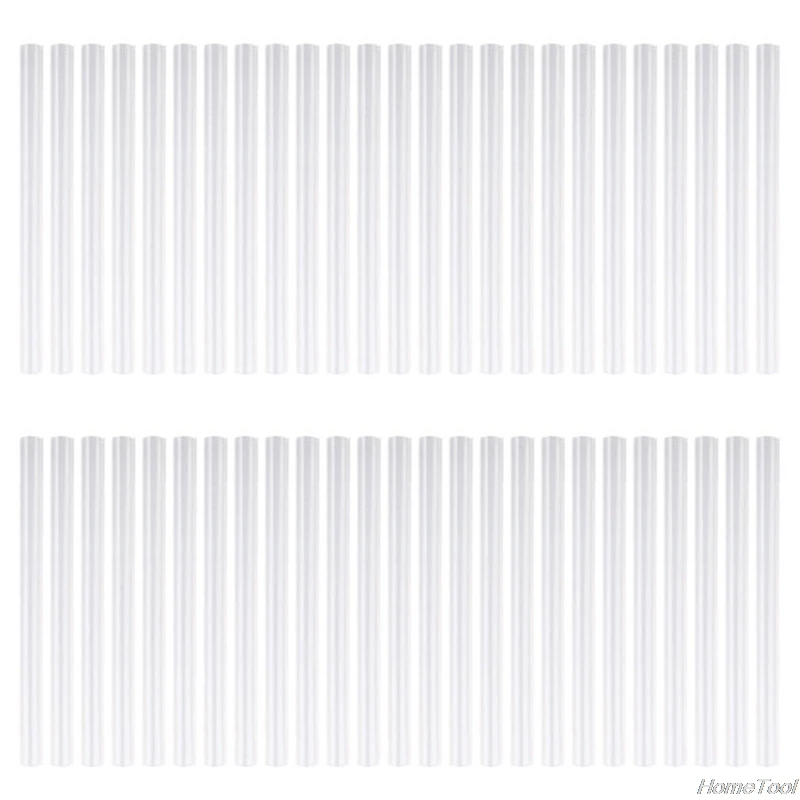 

50Pcs 100mm x 7mm Wholesale Hot Clear Melt Glue Adhesive Sticks For Glue F03 21 Dropshipping