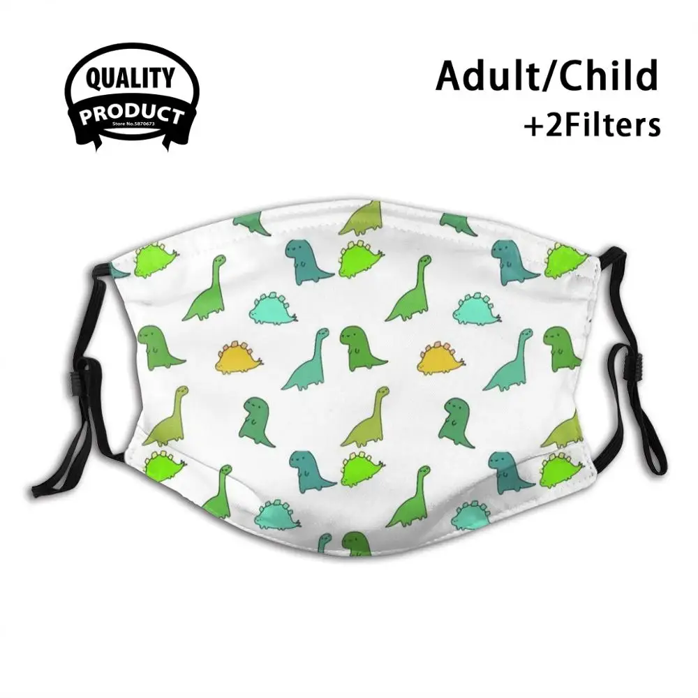 Многоразовая маска фильтр Dino Pack с динозаврами и зеленые чехлы для Iphone Tumblr милые
