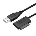 Привод USB 2,0 к Мини Sata II 7 + 6 13Pin адаптер преобразователь кабель для ноутбука CDDVD ROM привод адаптер для передачи данных