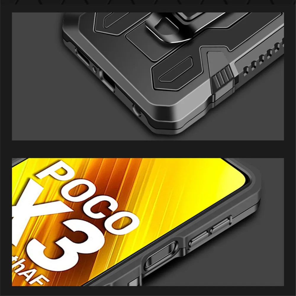 Противоударный армированный чехол Funda для Xiaomi Mi Poco X3 NFC CC9 10T Redmi Note 8 7 6 10X9 S Pro 9A 9C