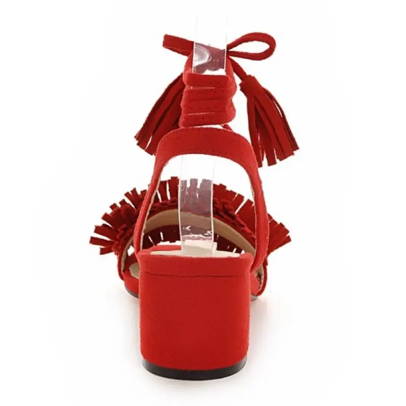 Босоножки женские модные на шнуровке Размеры 33 43|Боссоножки и сандалии| |