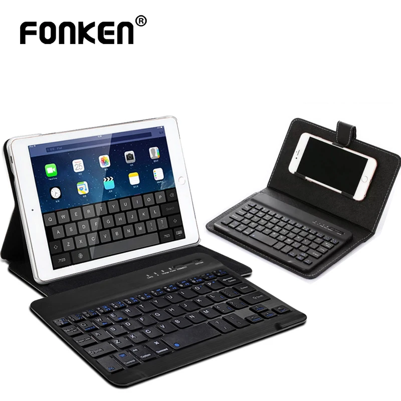 Беспроводная мини-клавиатура FONKEN для Ipad Android Windows планшета Bluetooth клавиатура Iphone