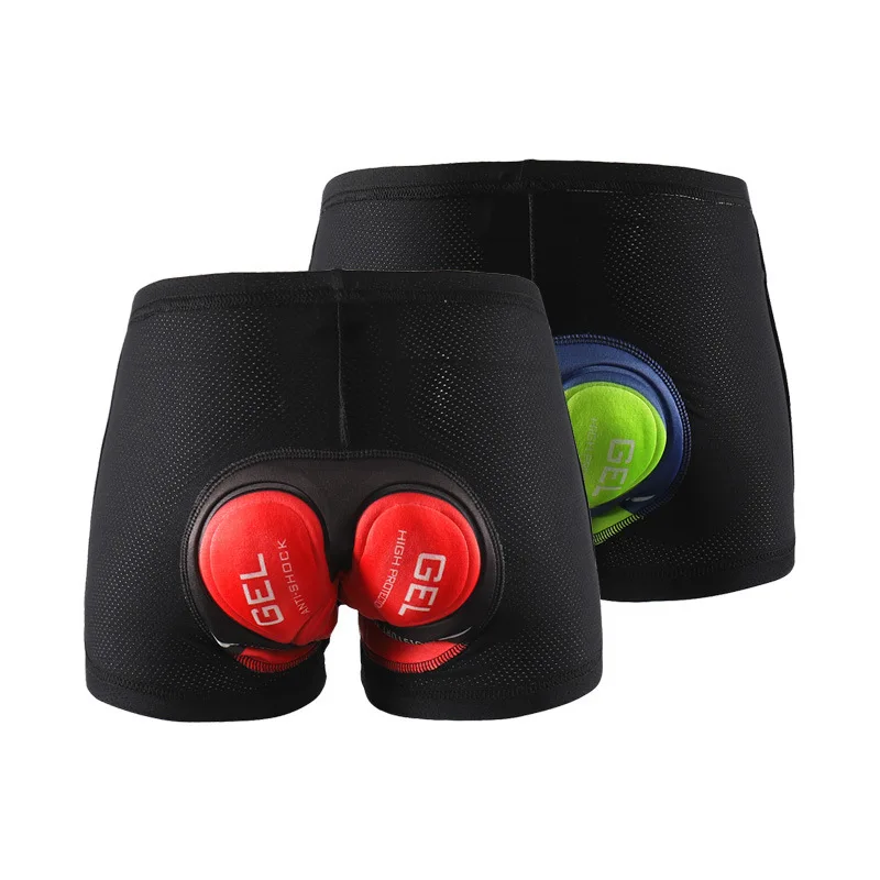 

Arsuxeo breathable quick drying printing thickened silicone pad underwear cycling shorts cycling shorts