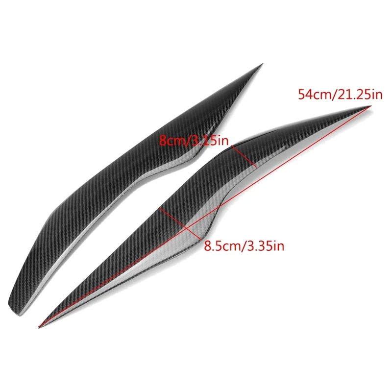 Налобный фонарь из углеродного волокна Накладка для бровей налобный лампа век