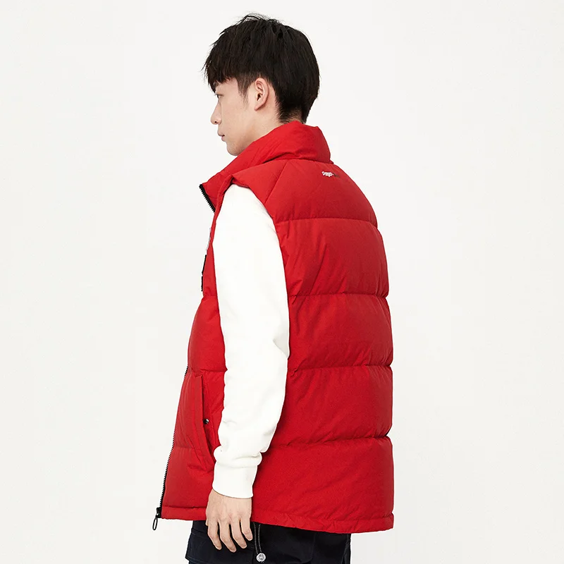 

SEMIR Vest Men Autumn 2021 New Down Coat Trendy Contrast Stand-Up Collar Fashion Waistcoat Men Short