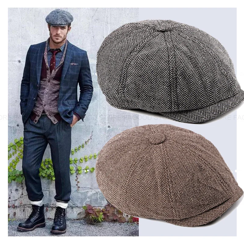 1920s Gatsby Newsboy Классическая 8 