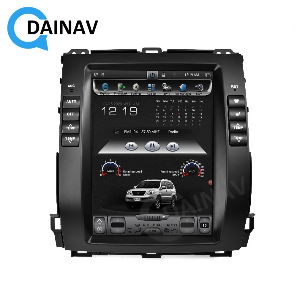 

Vertical screen Android 9.0 Car Multimedia player For Lexus GX470 2004 GPS Navigation Radio Auto stereo