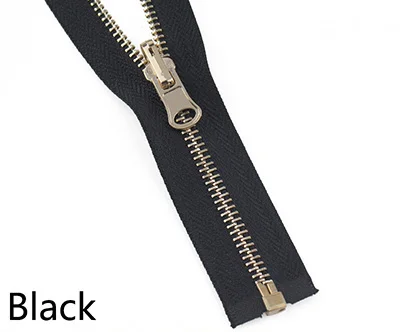 Черный Meetee 2 шт. 60-150 см 5# металлическая вращающаяся застежка-молния с открытым концом для пуховика двусторонняя молния голова пошив одежды «сделай сам» Аксессуары - Цвет: Черный