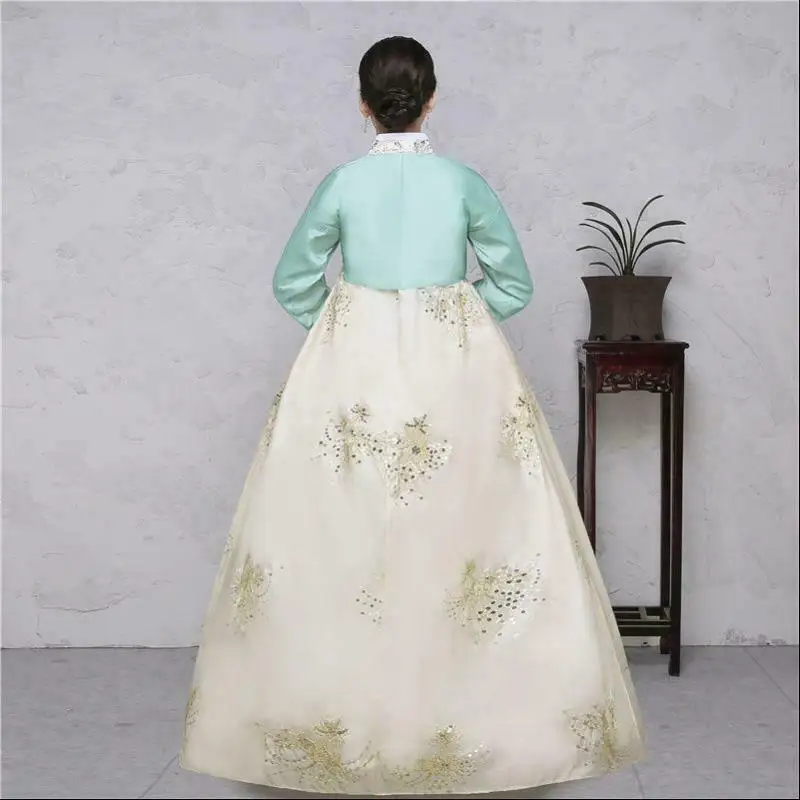 Women Hanbok Dress Korean Traditional Dresses National Costumes Kimono Size S-XL Modern | Тематическая одежда и униформа