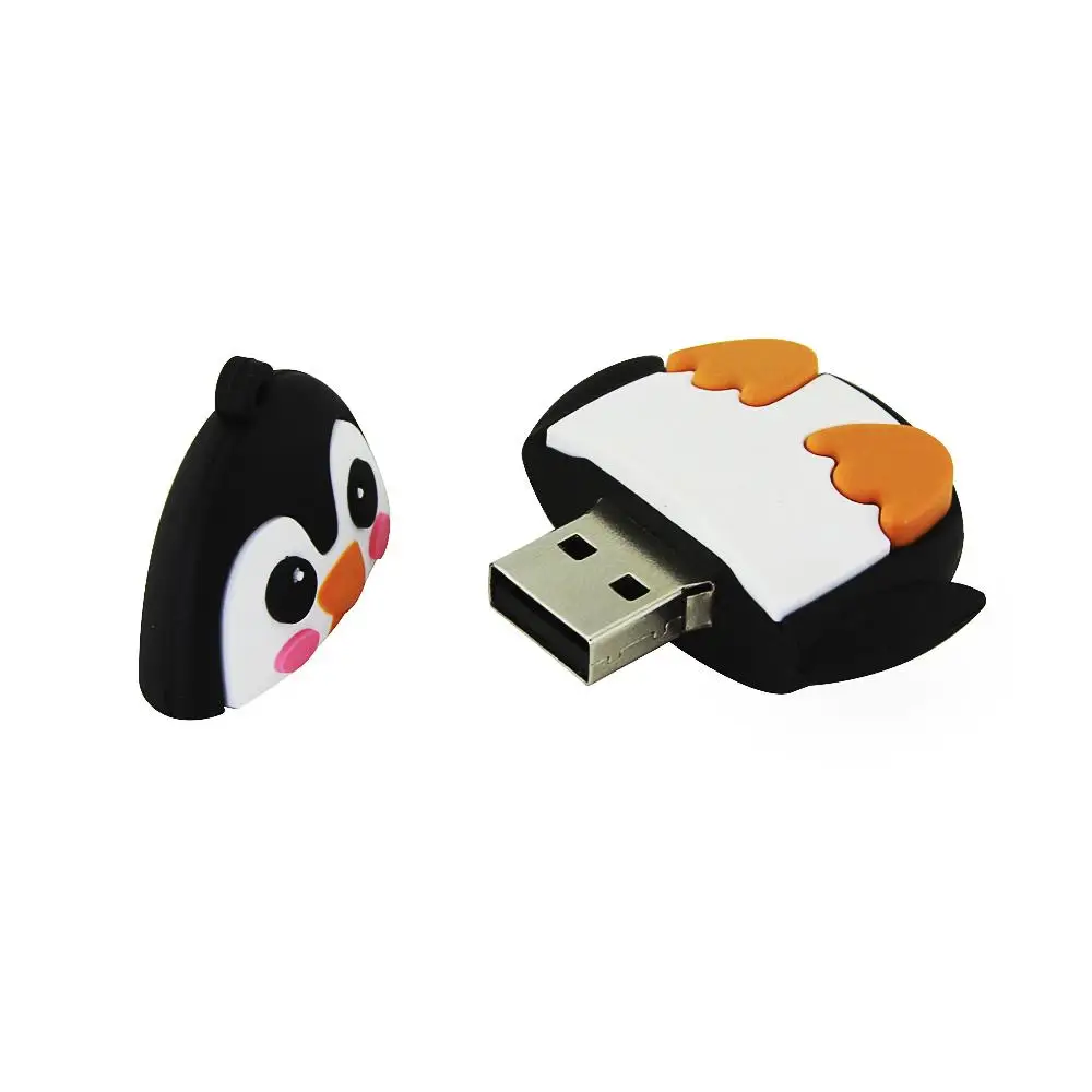 Usb флеш накопитель в виде пингвина 128 ГБ 64 ГБ|USB флэш-накопители| |