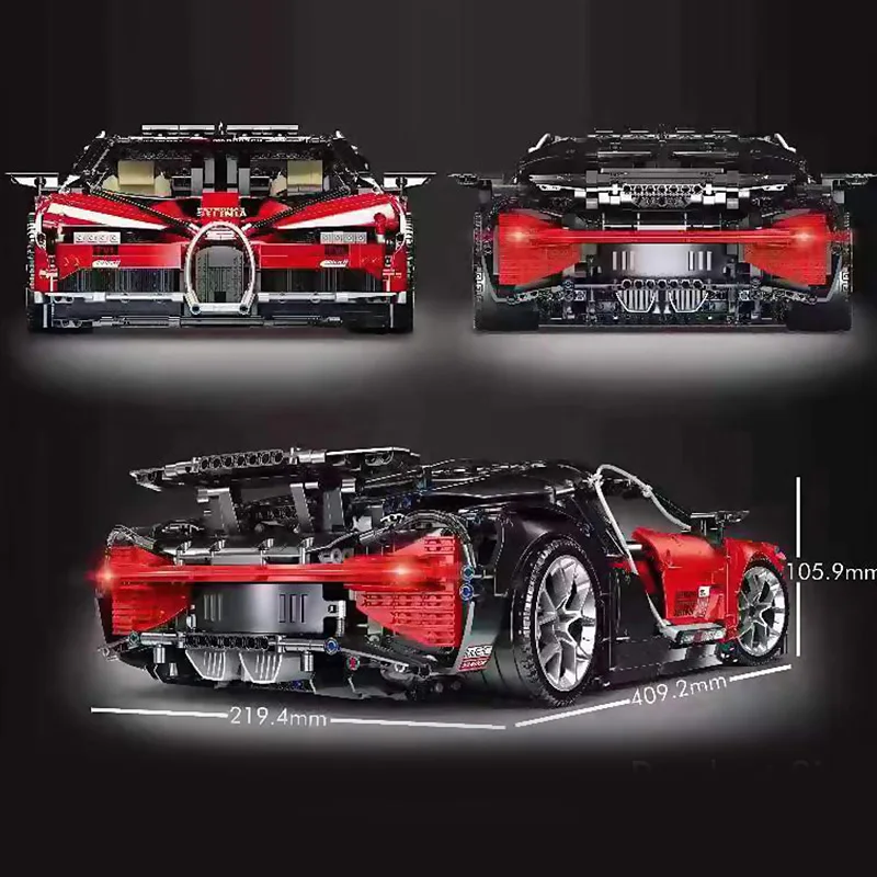 Мини-блоки Technic Car серия Supercar Bugattis модель строительные блоки Наборы кубиков детские игрушки в сборе подарки рождественский подарок