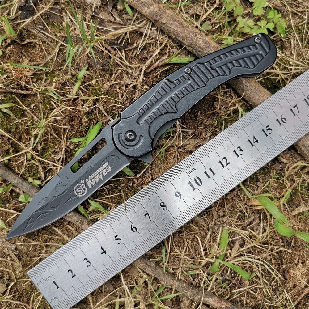 8CR13Mov stainless steel folding knife lifesaving pocket outdoor camping barbecue tool sharp and durable |