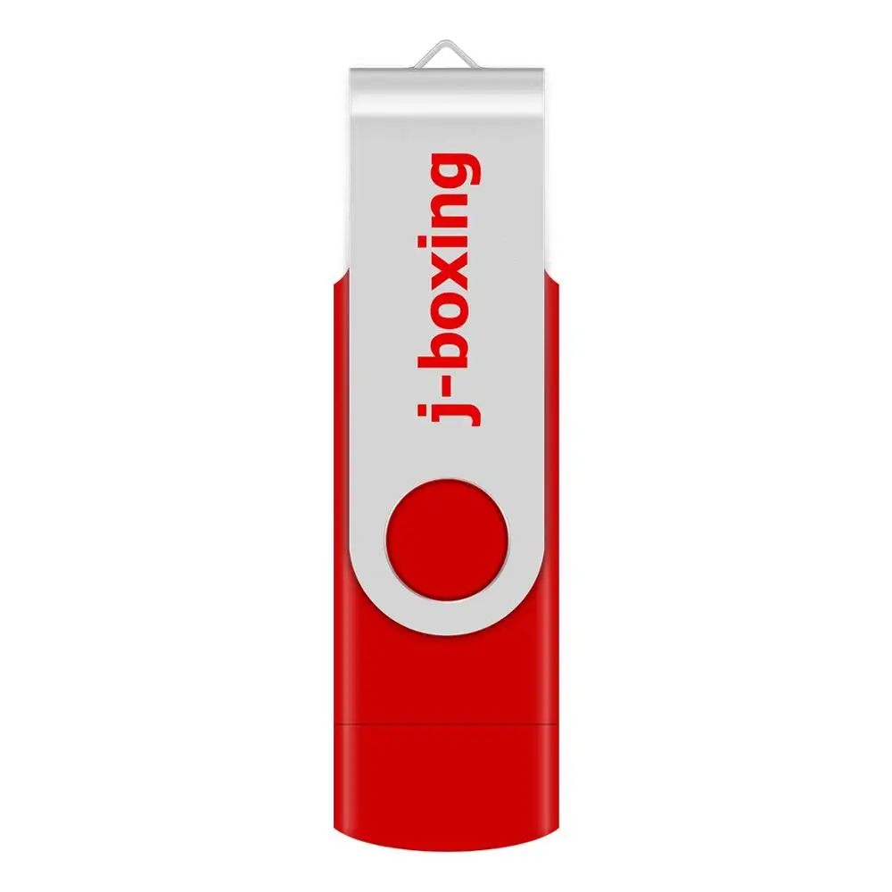 J-boxing красный OTG 16 Гб USB флеш-карта памяти двойной порт Флешка 16 Гб Micro USB флеш-накопители для samsung huawei Xiaomi LG планшет