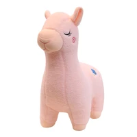 30 55cm lovely cartoon alpaca plush doll toy appease sleeping pillow soft stuffed animal birthday gift for baby kids