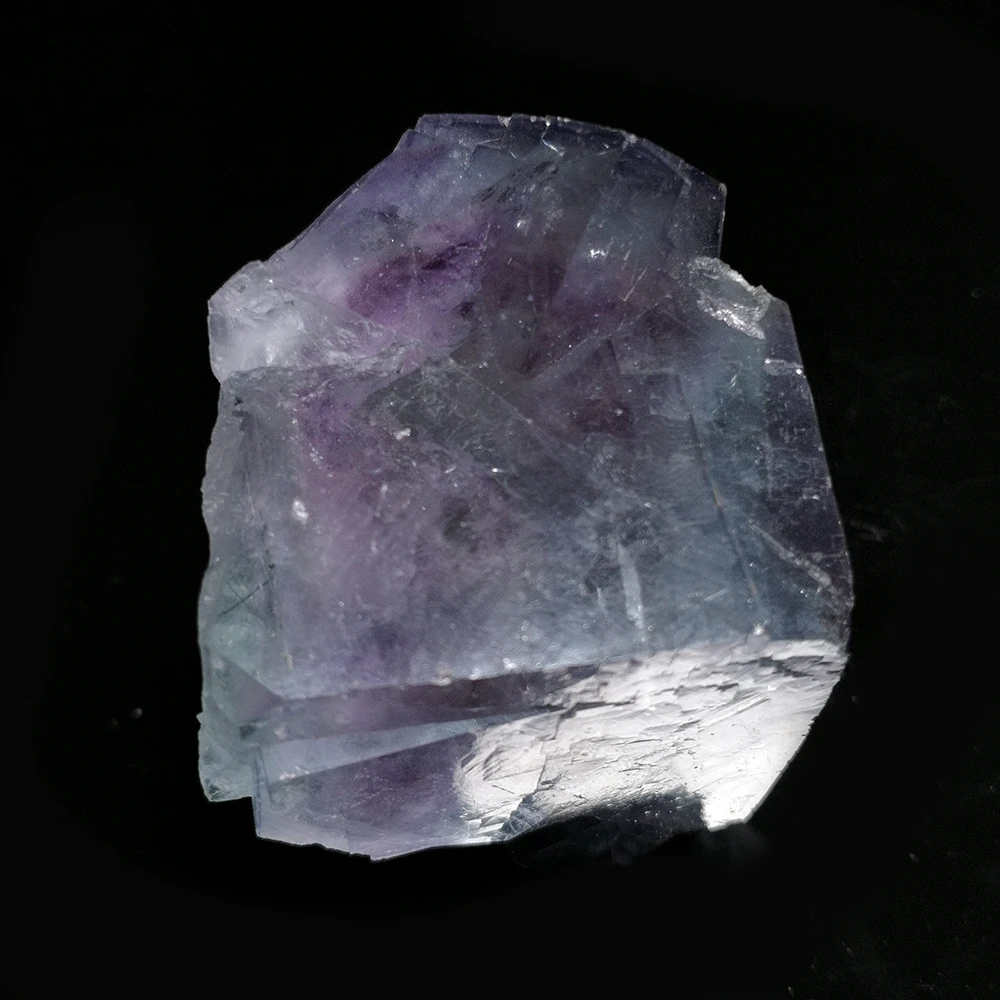 

218g Natural Stone Blue and Purple Fluorite Mineral Crystal Specimen From Yaogangxian Hunan Province China A4-1