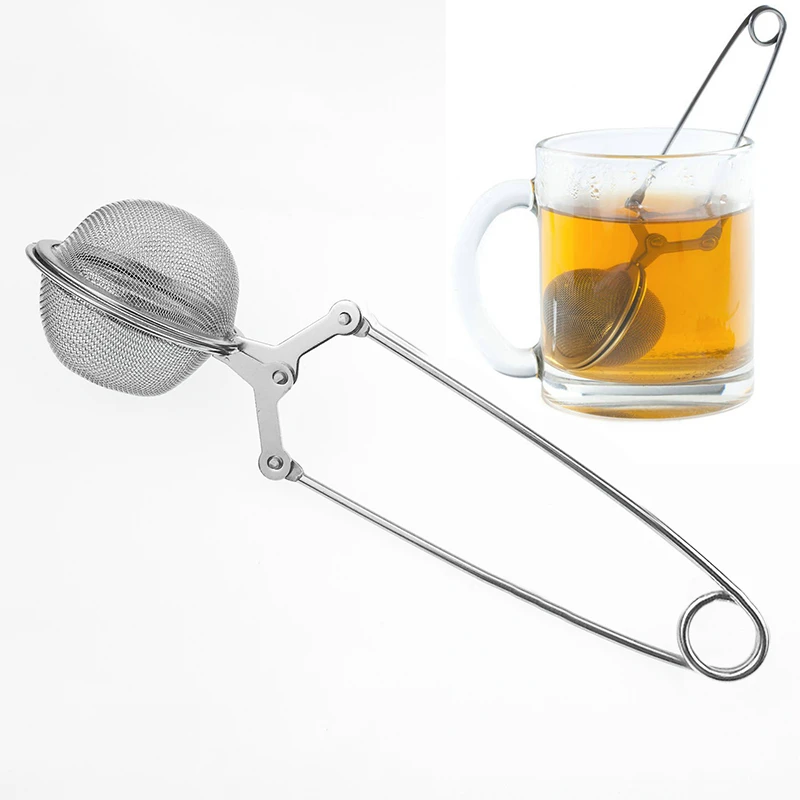 

Фильтр для чая из нержавеющей стали, ситечко для заваривания чая в листьях