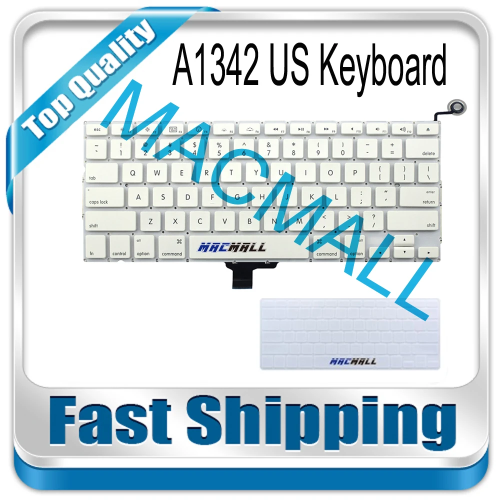 

Новая клавиатура A1342 US для Macbook 13,3 "Белая клавиатура A1342 US MC207 MC516 конец 2009 середина 2010 года