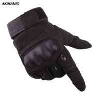 full finger carbon fiber shell outdoor tactical gloves army cycling sports fitness touch screen gloves motorcycle bicycle gloves