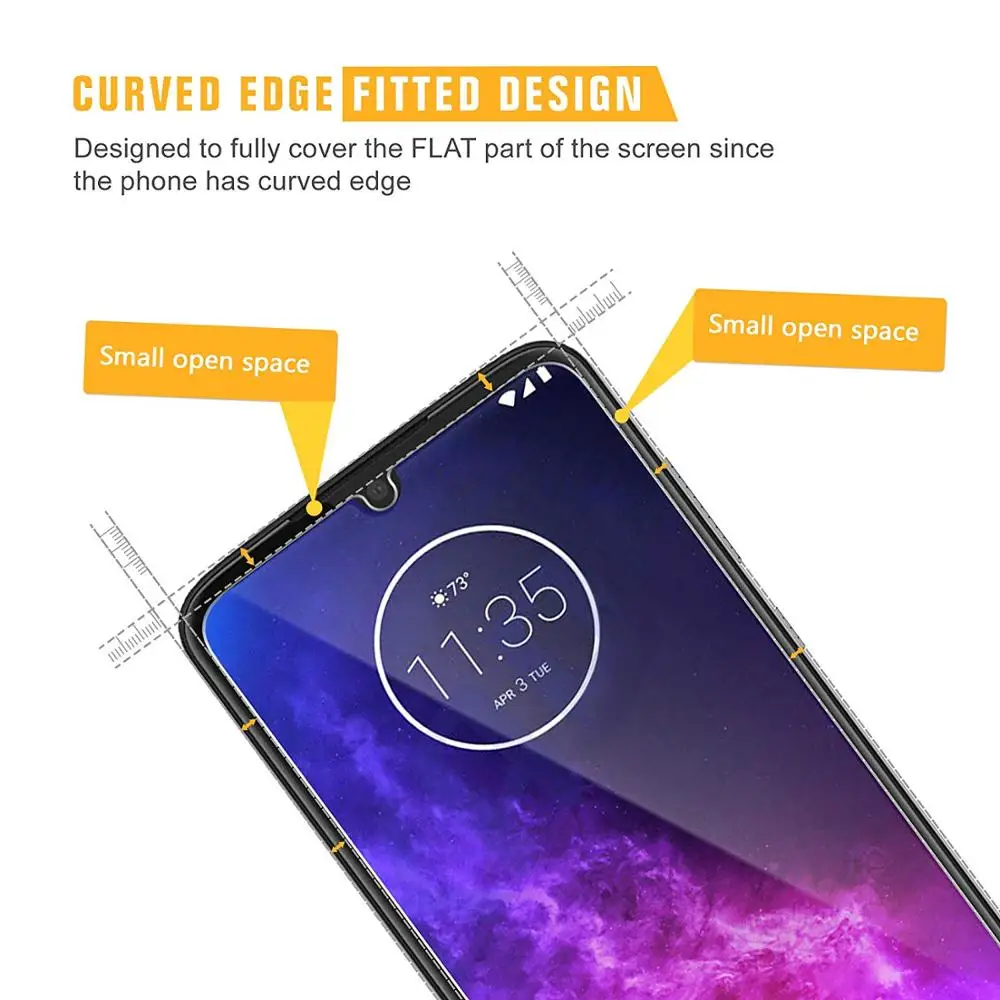 9H 2.5D Закаленное стекло для Motorola MOTO One Zoom One Vision One power Z4 Force Z4 Play Защитная пленка для экрана