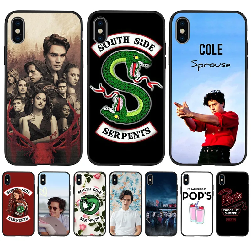 Чехол накладка для телефона американский ТВ ривердейл Southside iPhone X XR XS Max 11 5S SE 6 6S 7 8
