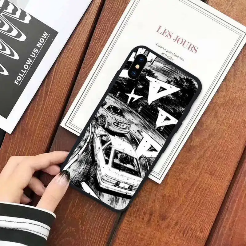 

Cartoon initial d JDM Drift Phone Case for iPhone 11 12 mini pro XS MAX 8 7 6 6S Plus X 5S SE 2020 XR