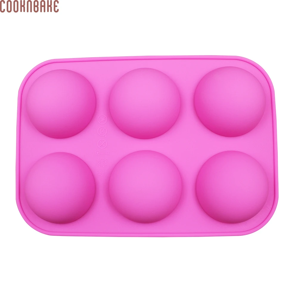 COOKNBAKE силиконовая форма для торта купольная выпечки Шоколадный пудинг 6
