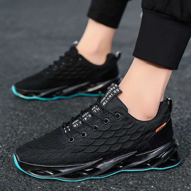 

Sport Men Plateform Running Man Low Top White Sports Shoes Net Men's Sneakers Shock Absorption Tennis International Brand Bot
