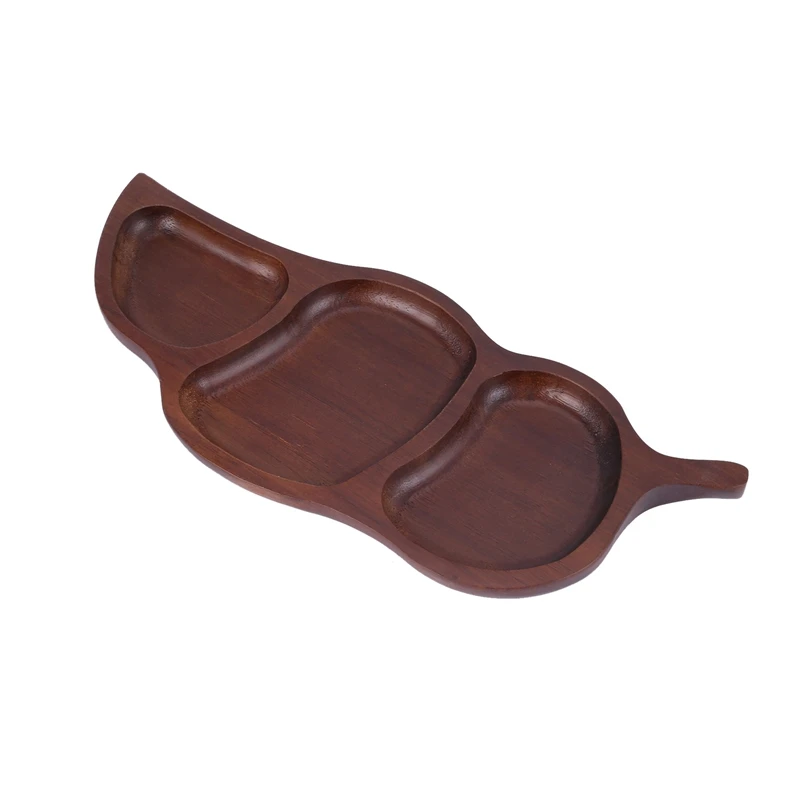 Деревянная посуда для закусок кухонный поднос хранения деревянный десерт