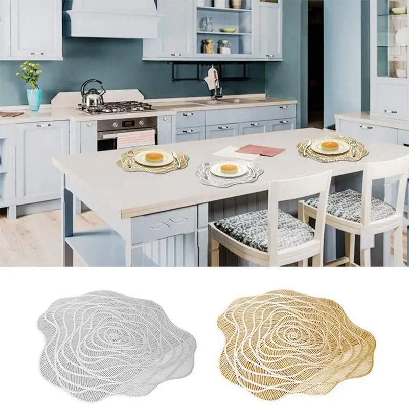 Нескользящий коврик для стола полый кухонный с держателем кастрюль