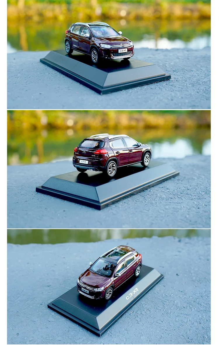 1:43 CITROEN C3-XR сплав модель автомобиля статическая высокая имитация металла модель транспортных средств для коллекционирования подарок
