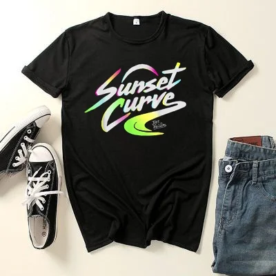 

Julie and The Phantoms Sunset Curve Logo T-Shirt