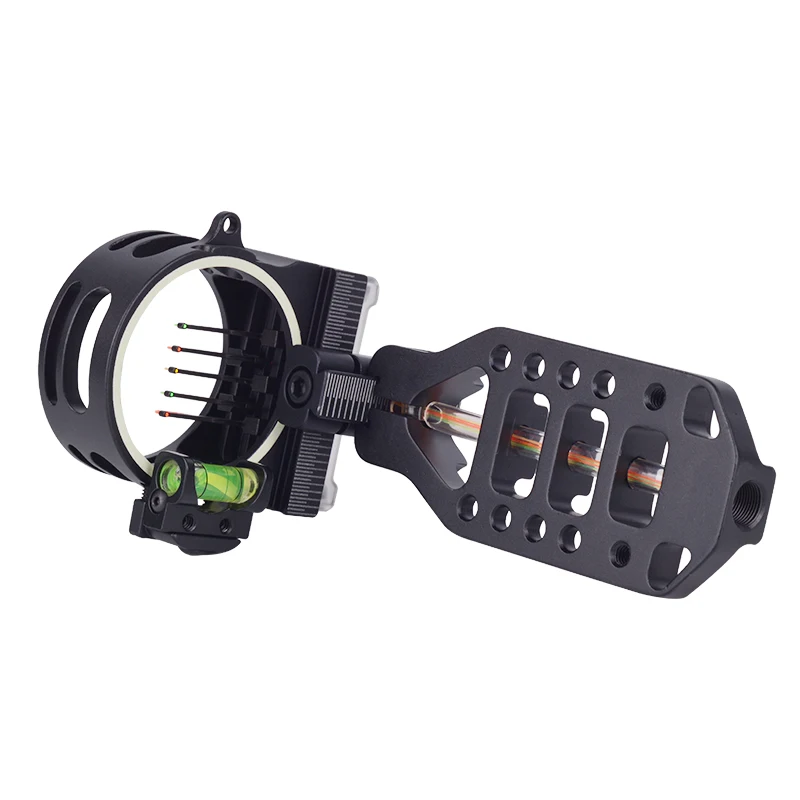 5 Pin Compound Bow Sight Scale Adjustment With Level for Arc