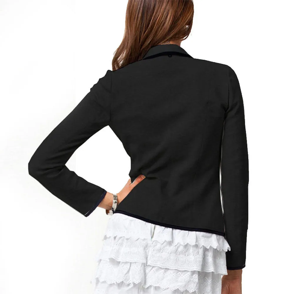 

Women Business Coat Blazer Suit Long Sleeve Tops Slim Jacket Outwear Size Autumn Fashion Blazer Jacket