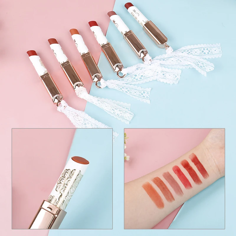 

Matte Lipstick Long-lasting and Natural Brown Lip Gloss Velvet Lipstick Gloss