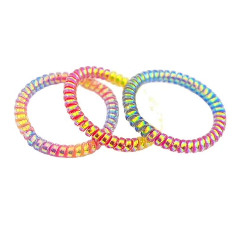 10 шт./партия эластичные резинки для волос 5 см|hair accessories|ponytail hair accessoriestelephone wire tie |