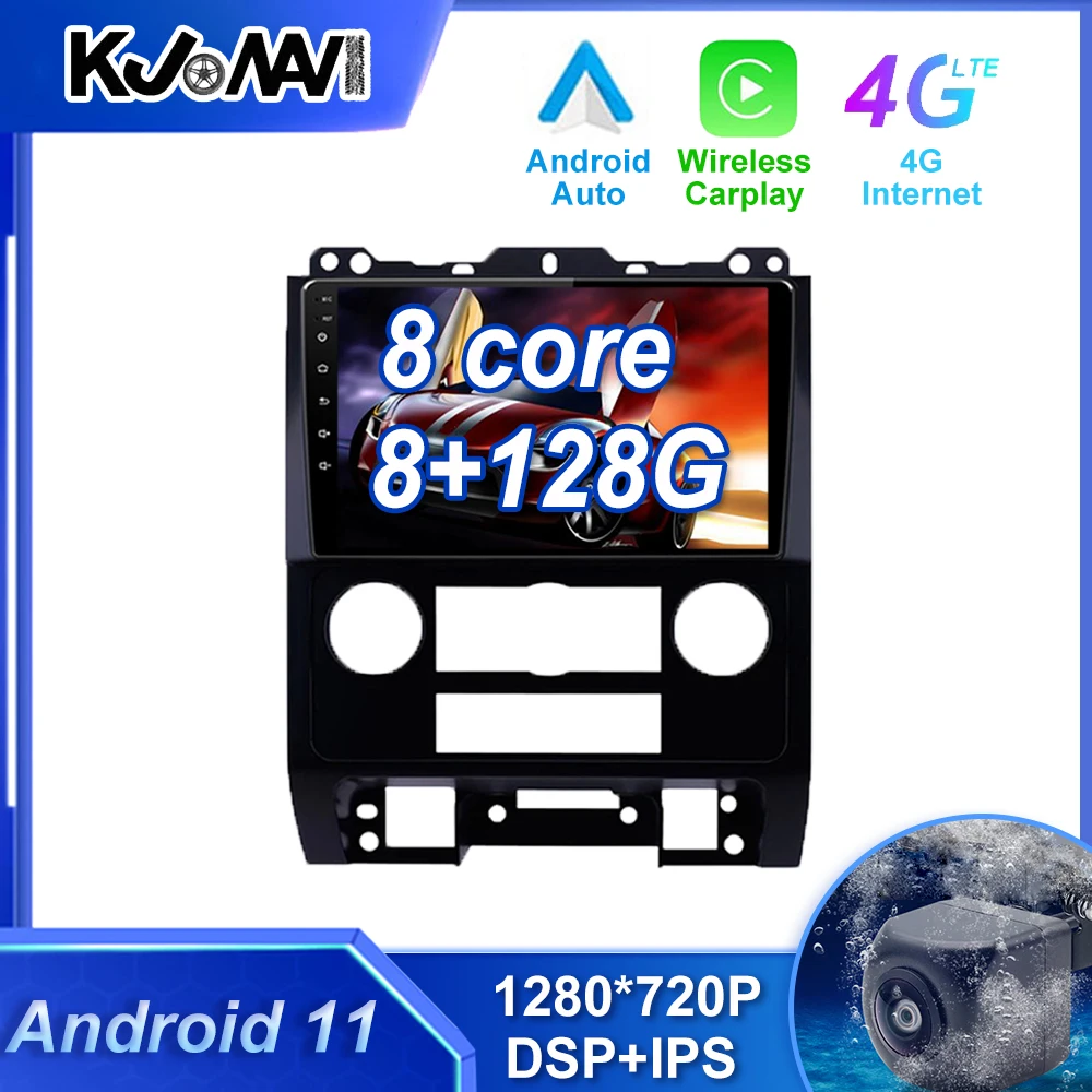 

Carplay Android 12 Car Radio Multimedia Stereo Player WiFi GPS Navigation For Ford Nordamerika escape kuga 2007-2012