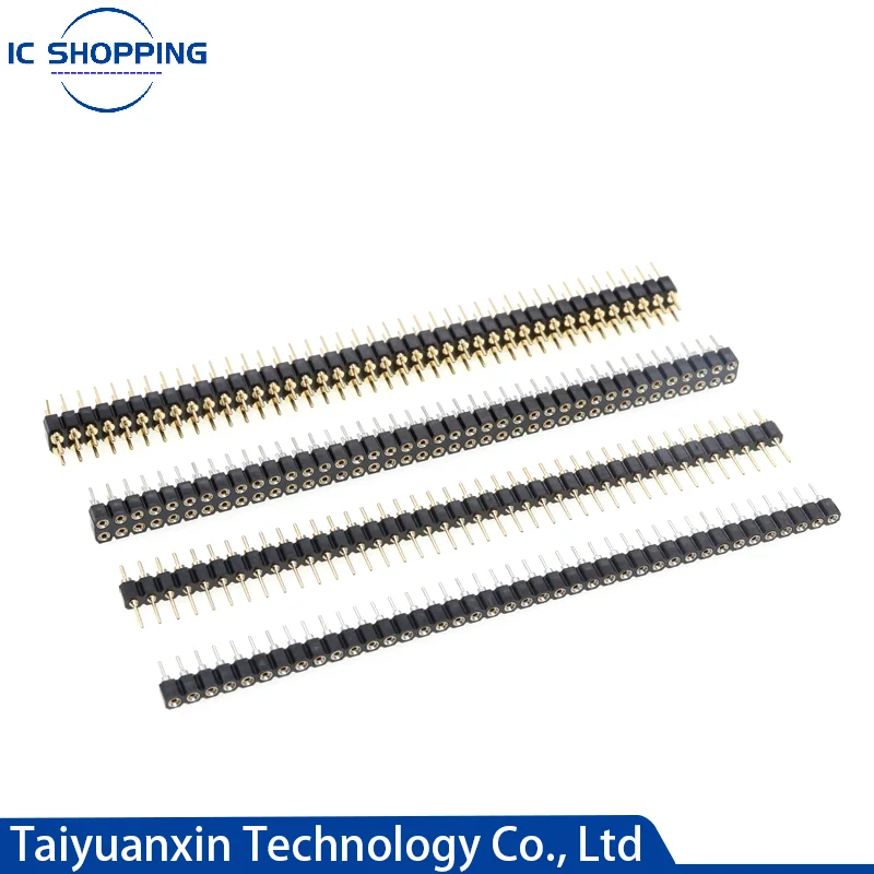 Гнездовой разъем с круглым отверстием 2 54 мм 10 шт. один ряд 1X40P двойной соединитель