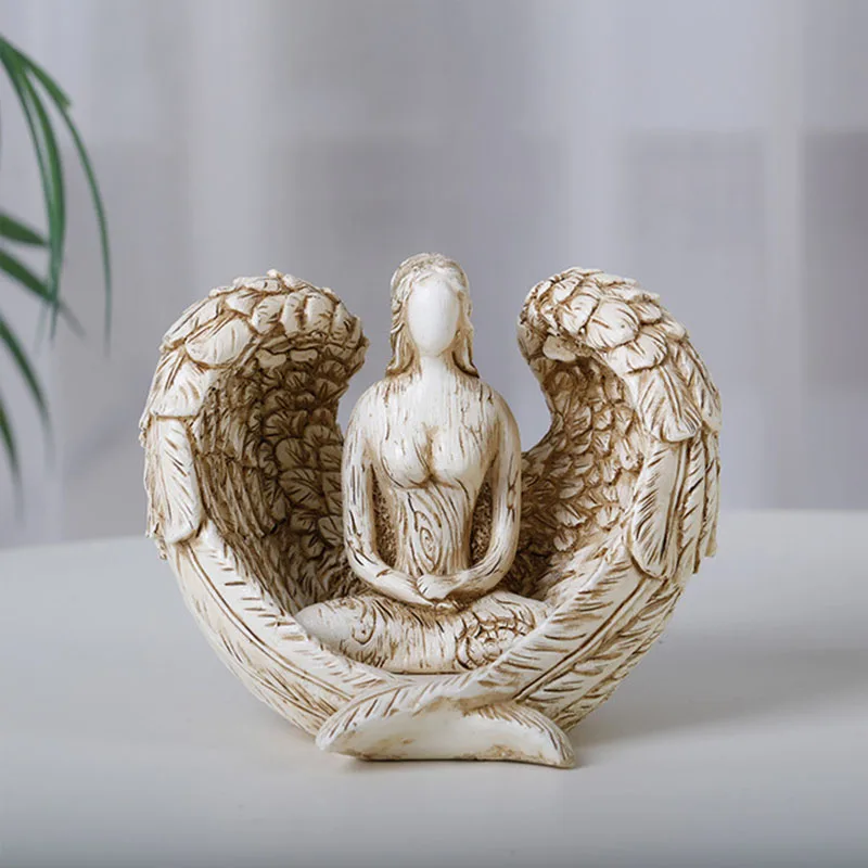 Античный религиозный молитвенный Ангел богини Хранитель Смола ремесла предметы