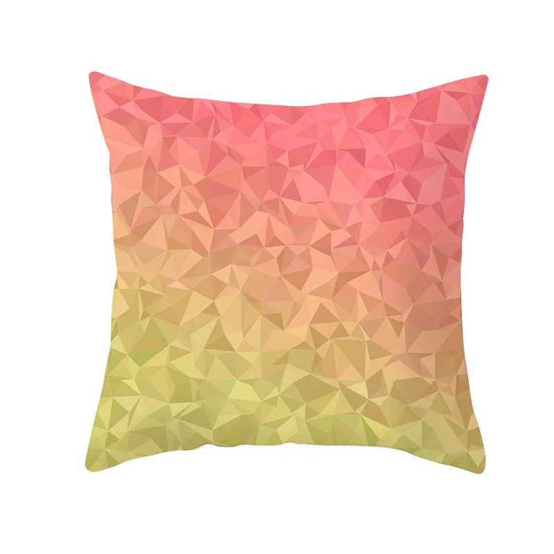

Colourful Style Printed Cushion Cover 45*45 Sofa Cushions Pillow Cases Polyester Pillowcase Pillow Covers 0395