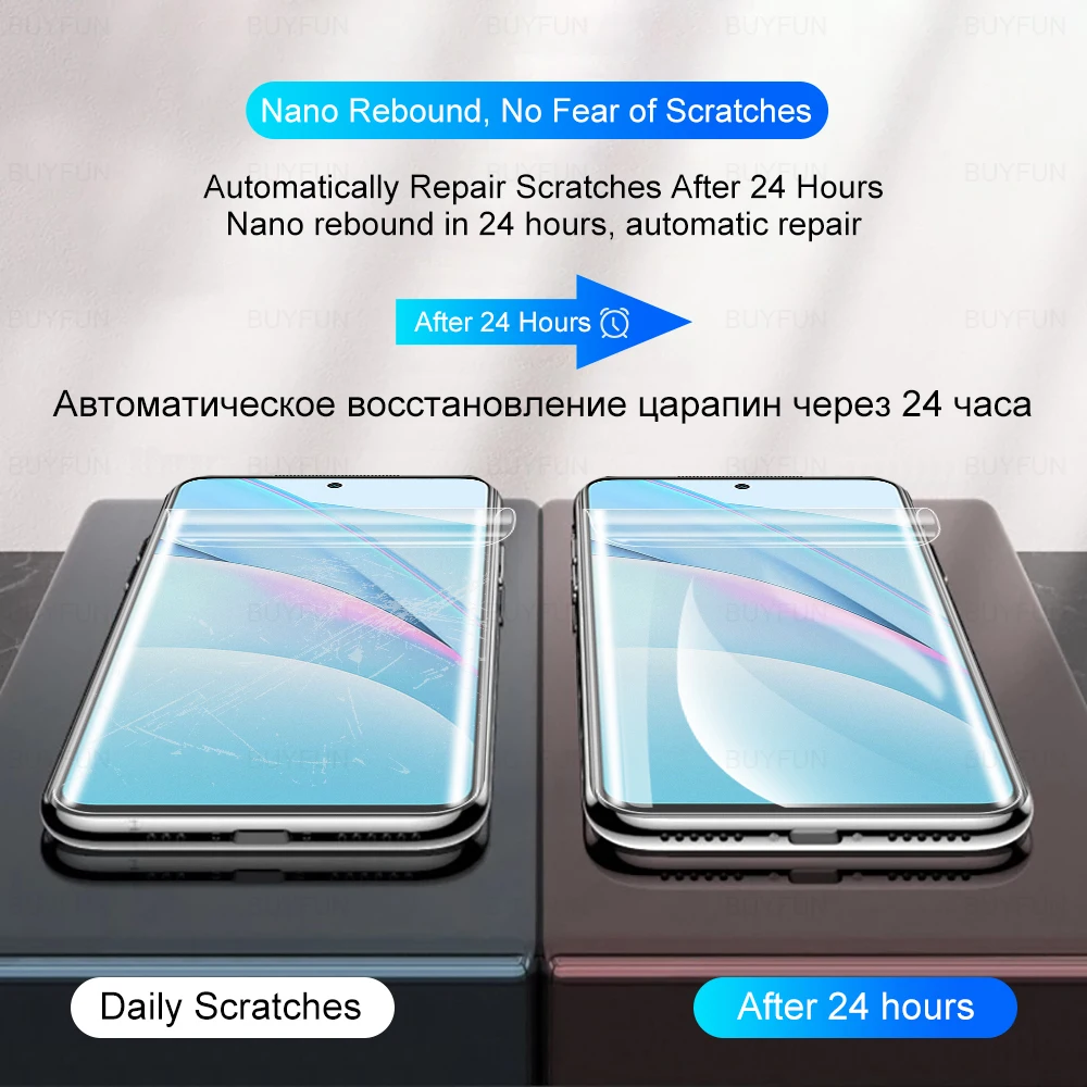 3 шт. матовая Гидрогелевая пленка против отпечатков пальцев для Xiaomi Redmi Note 10 5G