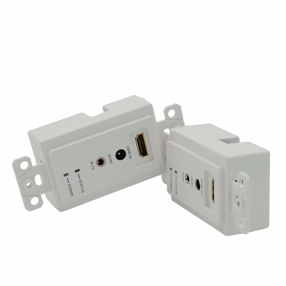 Новый 1080P 50 м настенная пластина HDMI удлинитель конвертер сплиттер 3D одиночный