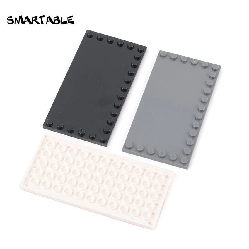 Smartable сокровище плитки 6x12 с краями шпильки строительный блок MOC части игрушки для