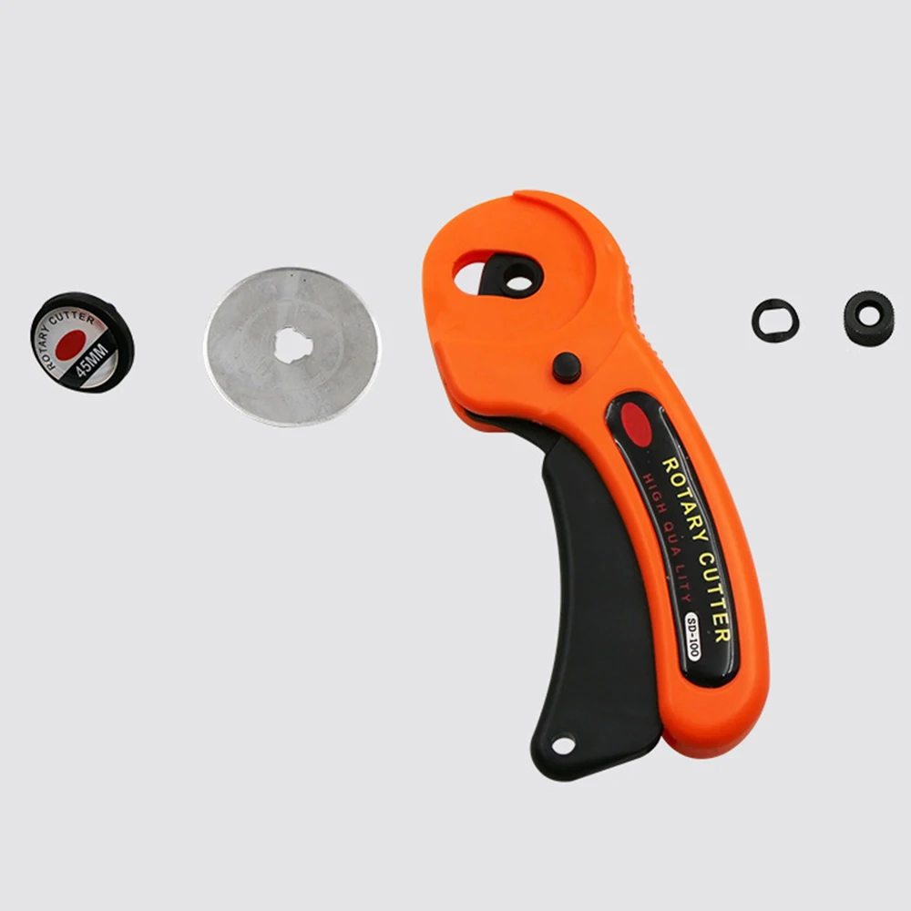 10 шт. 45 мм круговой режущий вращающийся нож для лоскутного шитья ткани кожи